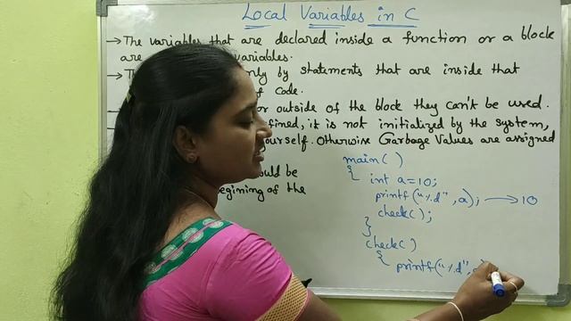 C-Language|Local Variables In C-Language Both Telugu And English ||Telugu ScitTutorials смотреть онлайн