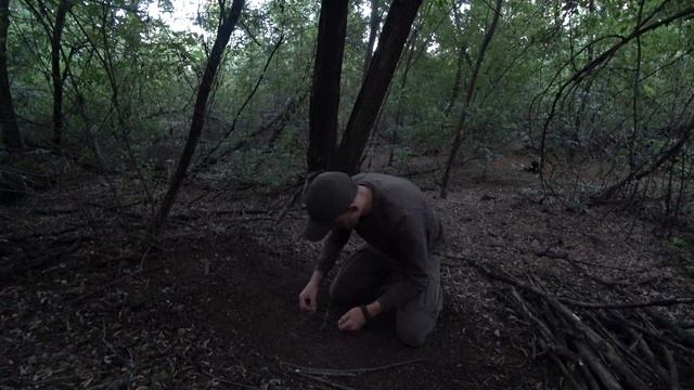 Выбрал Место для Лесного Лагеря. Добыл Вяхиря и Приготовил на Костре! смотреть онлайн