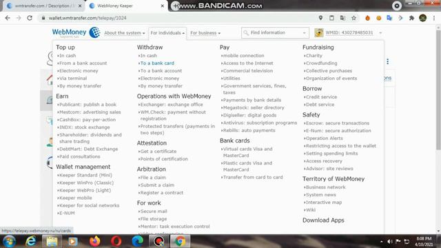 How to transfer money from webmoney wallet to your indian bank card | Easy method смотреть онлайн