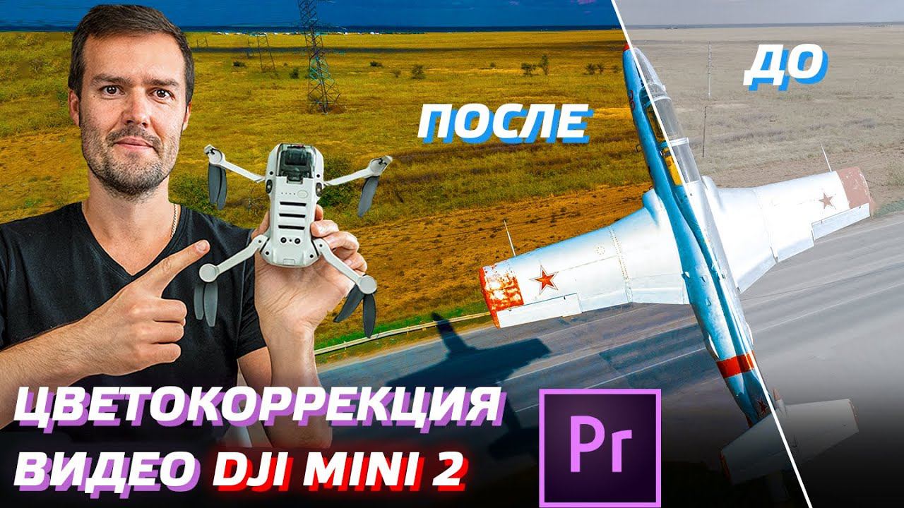 DJI MINI 2 ЦВЕТОКОРРЕКЦИЯ ВИДЕО С ДРОНА В PREMIERE PRO / ВИДЕОМОНТАЖ С ДРОНА / COLOR GRADING FILM смотреть онлайн