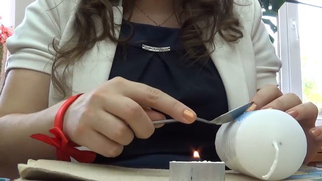 Декупаж свечи смотреть онлайн