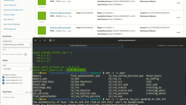 MySQL InnoDB Cluster in OCI with Terraform смотреть онлайн