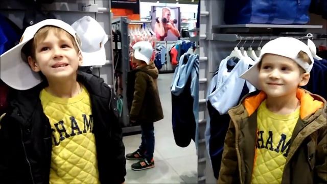 ВЛОГ Гуляем в ТЦ Выбираем Рюкзак и Бутылку для Футбола Купили что искали смотреть онлайн