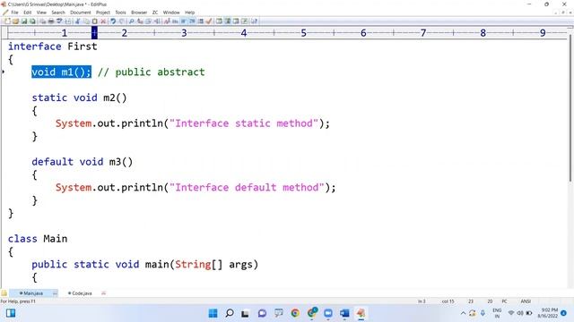 Default Methods in Interface | Java8 | Ameerpet Technologies | By Srinivas смотреть онлайн
