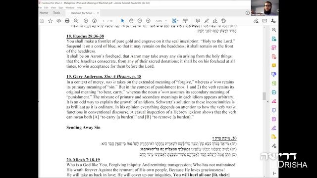 Forgiveness And Atonement In Jewish Tradition: Philological And Philosophical Perspectives, Part 2/