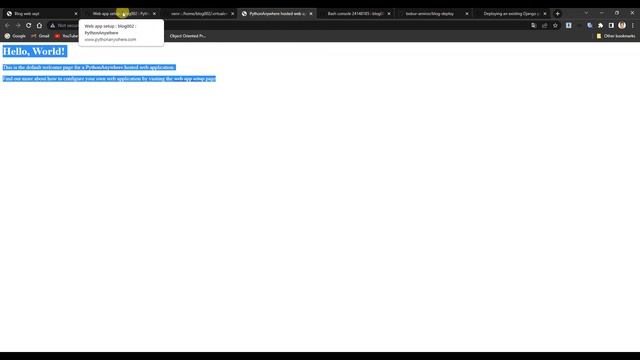 Blog web sayt | 13-qism | deploy, pythonanywhere.com смотреть онлайн