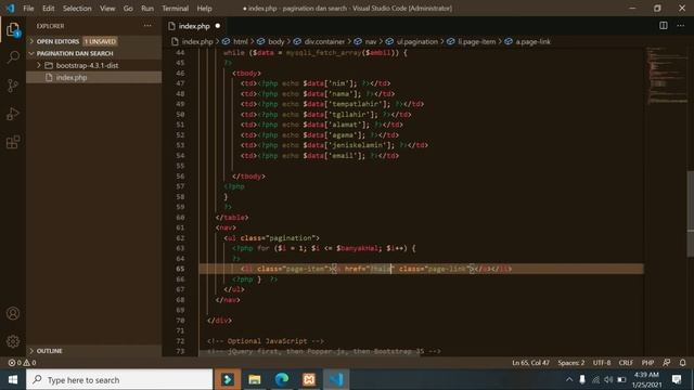 Pagination dan Search dengan PHP + Bootstrap 4 смотреть онлайн