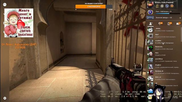 96🔴СТРИМ CS-go 🔴ОБЩАЕМСЯ🔴Поздравлению с 14 февраля смотреть онлайн