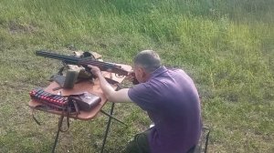 отстрел самокрута из мр 27 сильвер дробь 3 и пули спутник в конт н-23  на 35 метров