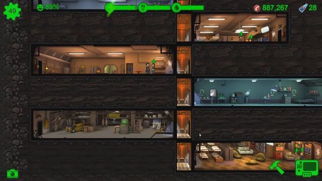 КОРОЛЬ ПУСТОШИ И ИЗУЧЕНИЕ СЧАСТЬЯ | Fallout Shelter Выживание [22] смотреть онлайн