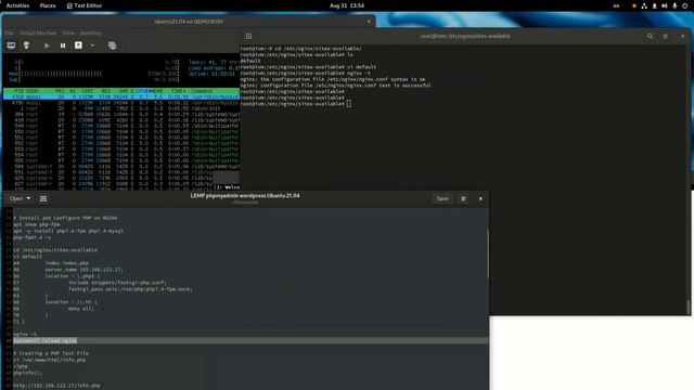 LEMP | Установка и настройка PHP [ PHP-FPM ] | Ubuntu 21.04 смотреть онлайн