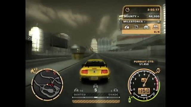 NFSMW- Awesome cop chase ends with bust смотреть онлайн