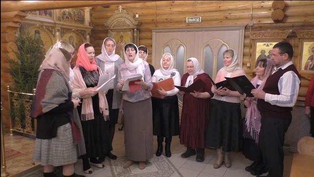 Рождественские песнопения 09 01 2022 .в храме свт. Луки смотреть онлайн
