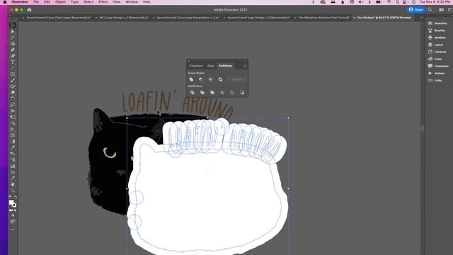 How to Design Stickers in Adobe Illustrator смотреть онлайн