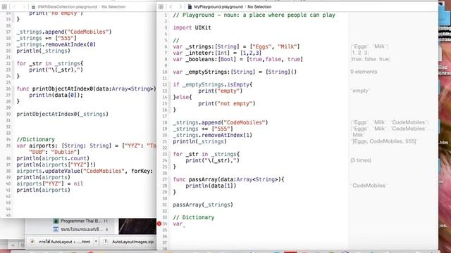 iOS Dev: Swift APIs พื้นฐานของคลาส String, Array, Dictionary смотреть онлайн