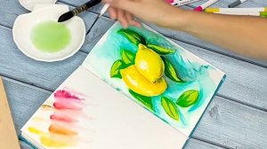 Акварельные маркеры.Как рисовать акварельными маркерами. Акварель