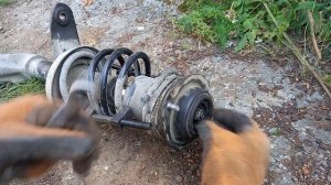 Замена передних стоек daewoo nexia.