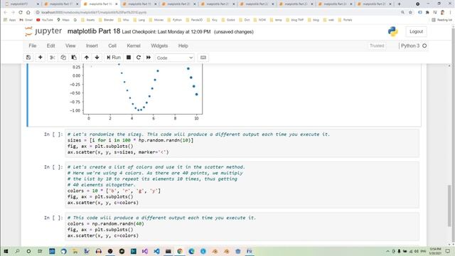 matplotlib Part 18 - Scatter Plots with the scatter Method смотреть онлайн
