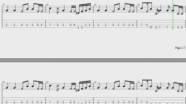 Down Stone the Crow - Bass Tab смотреть онлайн