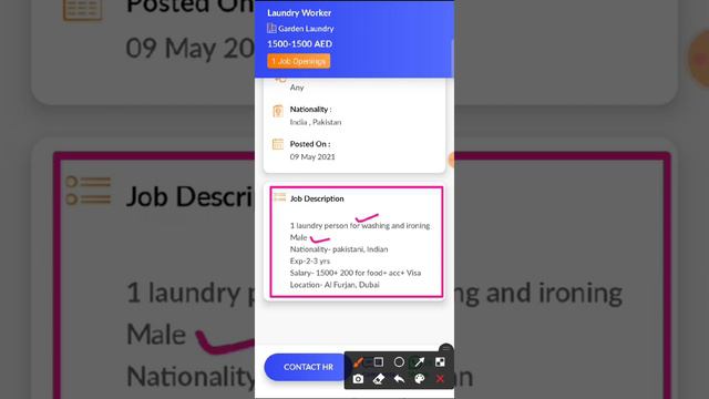 JOB IN UAE / Role: Laundry Worker / Company: Garden Laundry / Salary: AED 1500 смотреть онлайн