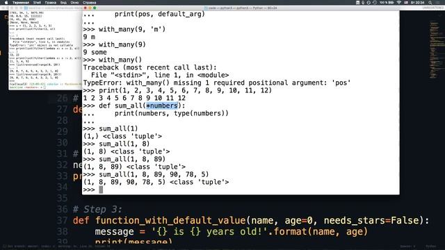 003 Обработка ошибок, Функции, Самостоятельная работа смотреть онлайн