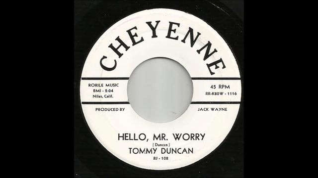 Tommy Duncan - Hello, Mr Worry смотреть онлайн