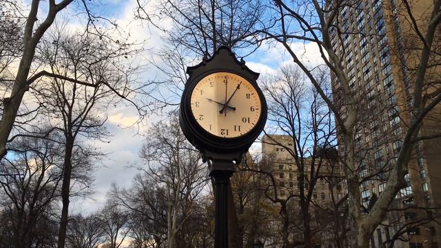 Прикольные Часы в центральном парке Нью Йорка смотреть онлайн