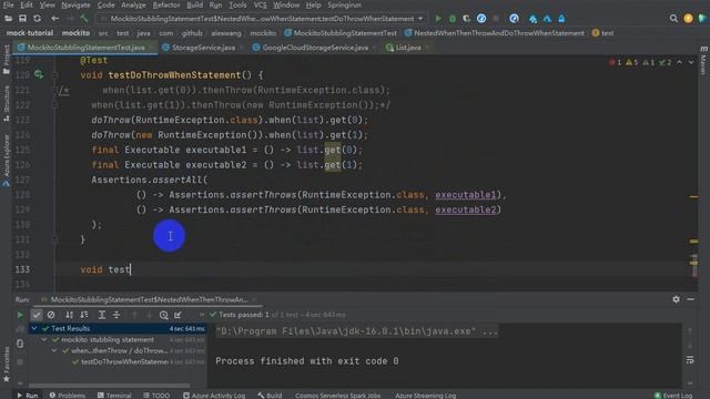 17 Mockito Stubbing statement when thenThrow & doThrow When смотреть онлайн