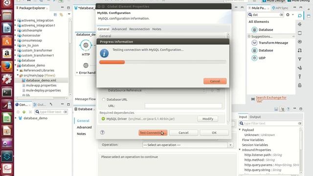 Mule Database Example смотреть онлайн