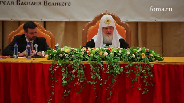 Патриарх Кирилл о поступках и образе жизни служителей церкви смотреть онлайн