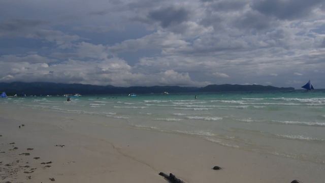 Boracay. Station1.September 2016. Боракай. Филиппины. Пляж в районе 1-й станции. смотреть онлайн