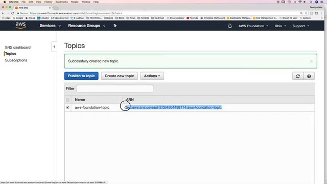 16 1 Pre SNS Subscriptions, SNS Topic Demo смотреть онлайн