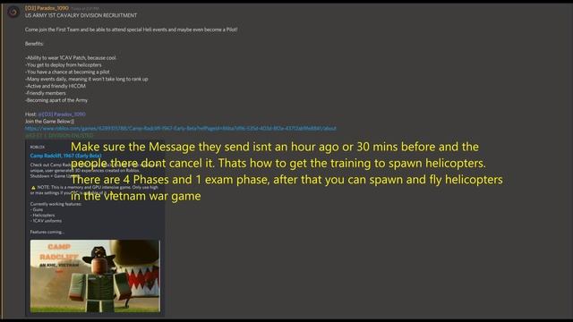How To Get A Helicopter In Roblox Vietnam War 1965 смотреть онлайн