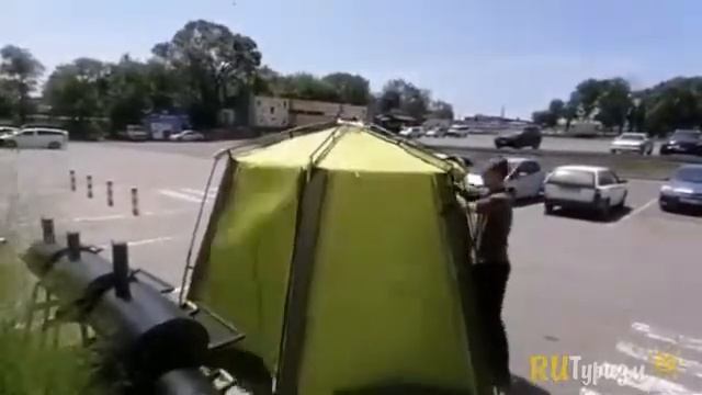 Шатер-палатка, Автомат, с полом. смотреть онлайн