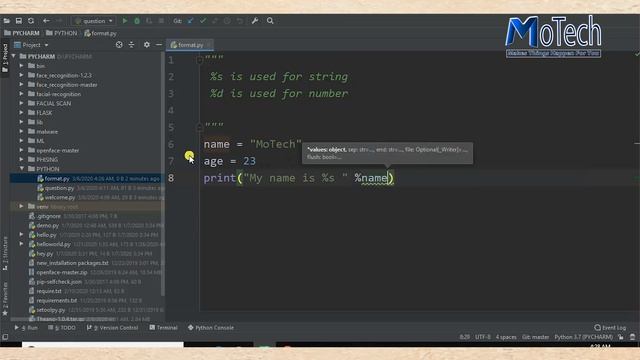 Difference between %s and %d in Python string formatting смотреть онлайн
