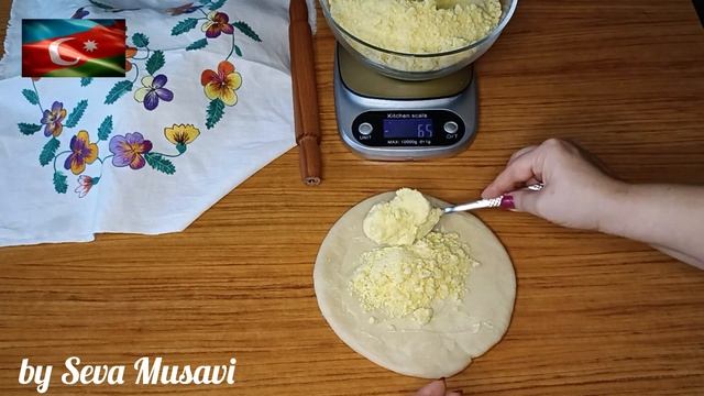 Azərbaycan milli şirniyyatı Qarabağ kətəsi. Кята Карабахская. Азербайджанская кухня.