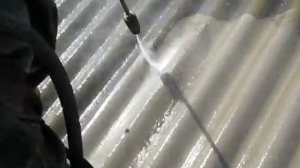 Очистка (мойка) шифера. Давление воды - 200 bar. 2012 г. - SHIFER.by