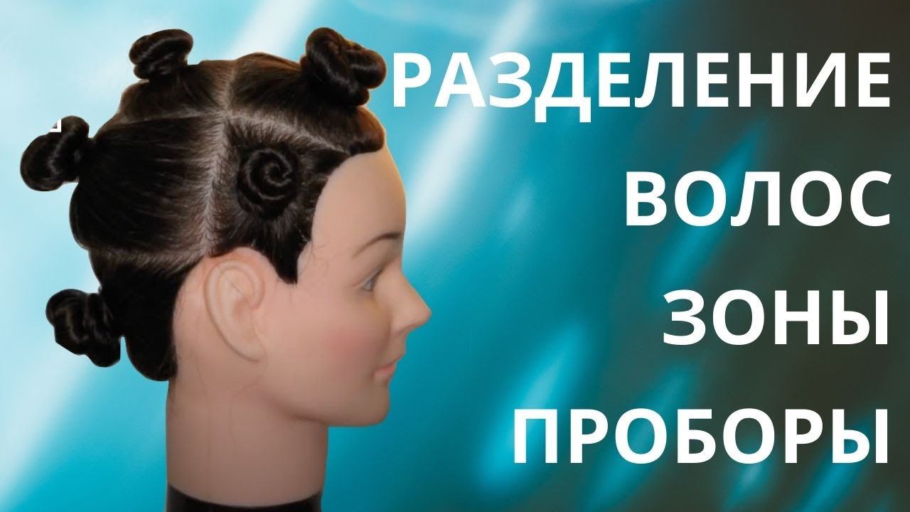 Разделение волос на проборы и зоны в Женских стрижках