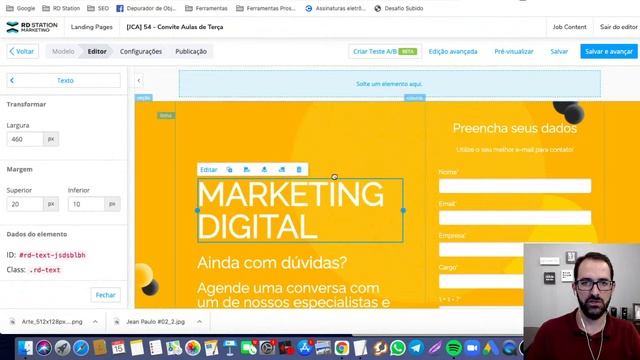 Aula #37 - Como Criar uma Landing Page no RD Station - passo a passo.- Jean Paulo смотреть онлайн