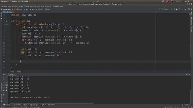 Массивы в Java смотреть онлайн