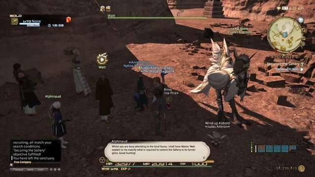 FINAL FANTASY XIV StormBlood - Securing the Saltery смотреть онлайн
