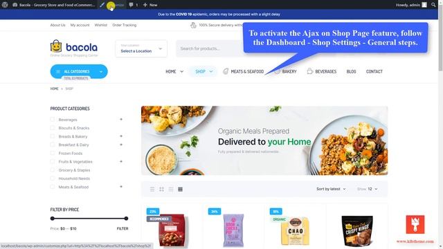 Bacola - How to enable the Ajax Filters for the store page? смотреть онлайн