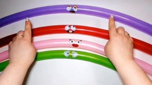 Поём и лопаем разноцветные воздушные шарики с водой| Для детишек