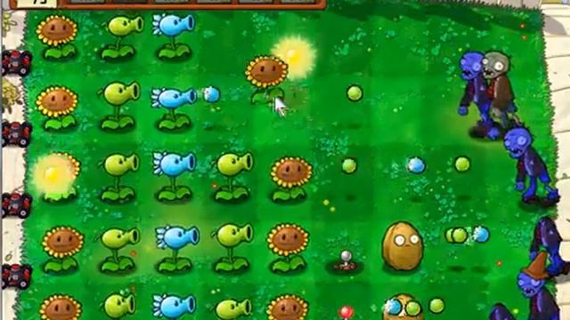 играем в зомби против растений 3 часть !!!! смотреть онлайн