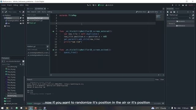 Make a 2D INFINITE Side Scroller GAME in GODOT! (tutorial part 4) смотреть онлайн