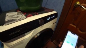 Управление стиральной машиной Самсунг через телефон приложение smart things Samsung WW80A6L28BE/LP