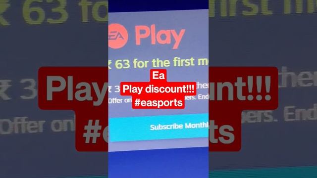 EA PLAY at Discounted price just for rupees 63 for first month!!!! #eaplay #steam #sale #eagames смотреть онлайн