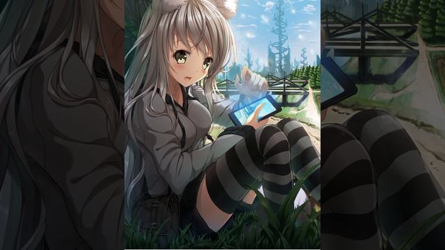 ~асмр аниме девочка посидит рядом с тобой под сильным дождьем~ смотреть онлайн