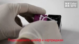 Видеоинструкция: установка СНПЧ ColorWay на МФУ HP2050A