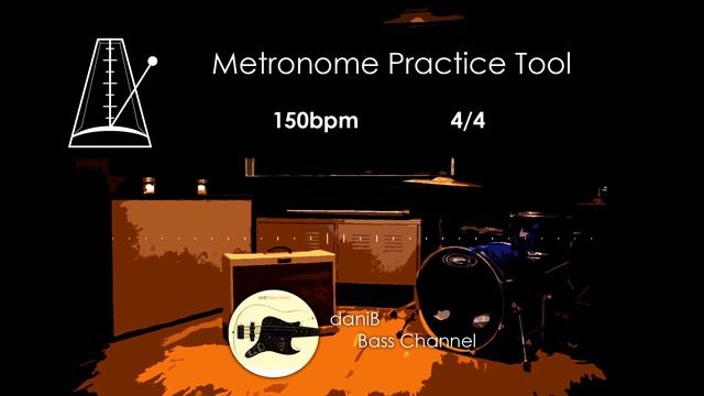 Metronome Practice Tool 150bpm 4 by 4 daniB5000 смотреть онлайн